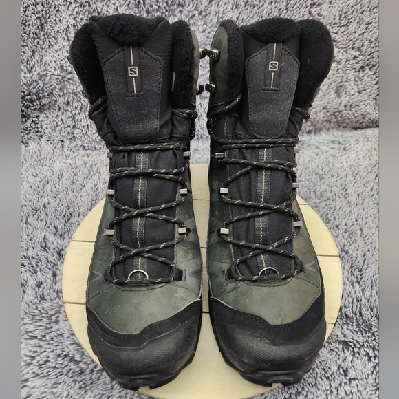 Salomon Thinsulate 200g Contagrip Winter Boots Men's Size 10 - Picture 2 of 9